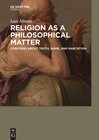 Buchcover Religion as a philosophical matter