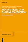 Buchcover Textgenese und digitales Edieren