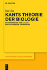 Buchcover Kants Theorie der Biologie
