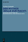 Buchcover Der Mythos "Wille zur Macht"