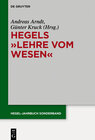 Buchcover Hegels "Lehre vom Wesen"