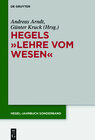 Buchcover Hegels "Lehre vom Wesen"