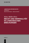Buchcover Recht und Kriminalität in literarischen Brechungen