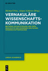 Buchcover Vernakuläre Wissenschaftskommunikation