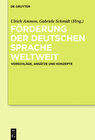 Buchcover Förderung der deutschen Sprache weltweit