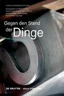 Buchcover Gegen den Stand der Dinge