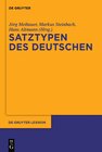 Buchcover Satztypen des Deutschen