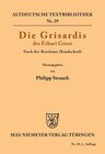 Buchcover Die Grisardis des Erhart Grosz