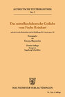 Buchcover Das mittelhochdeutsche Gedicht vom Fuchs Reinhart