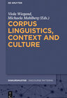 Buchcover Corpus Linguistics, Context and Culture