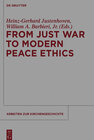 Buchcover From Just War to Modern Peace Ethics
