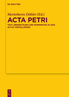 Buchcover Acta Petri