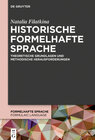 Buchcover Historische formelhafte Sprache