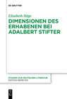 Buchcover Dimensionen des Erhabenen bei Adalbert Stifter