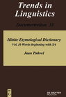 Buchcover Jaan Puhvel: Hittite Etymological Dictionary / Words beginning with SA