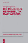 Buchcover Die Religionshermeneutik Max Webers