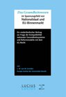 Buchcover Das Gesundheitswesen im Spannungsfeld von Nationalstaat und EU-Binnenmarkt