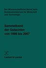 Buchcover Der Wissenschaftliche Beirat beim Bundesministerium für Wirtschaft und Technologie