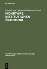 Buchcover Monetäre Institutionenökonomik
