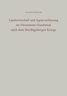 Buchcover Landwirtschaft und Agrarverfassung im Fürstentum Osnabrück nach dem Dreißigjährigen Kriege