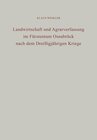 Buchcover Landwirtschaft und Agrarverfassung im Fürstentum Osnabrück nach dem Dreißigjährigen Kriege