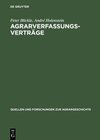 Buchcover Agrarverfassungsverträge