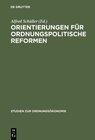 Buchcover Orientierungen für ordnungspolitische Reformen