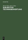 Buchcover Subjektive Technikbewertung