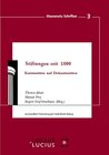 Buchcover Stiftungen seit 1800