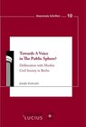 Buchcover Towards A Voice in The Public Sphere?