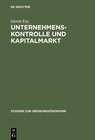 Buchcover Unternehmenskontrolle und Kapitalmarkt