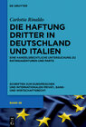 Buchcover Die Haftung Dritter in Deutschland und Italien