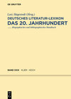 Buchcover Deutsches Literatur-Lexikon. Das 20. Jahrhundert / Klabund / Klier - Koch, Julius