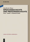 Buchcover Sprachgeschichte und Medizingeschichte