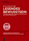 Buchcover Lesendes Bewusstsein