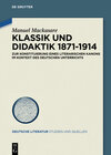 Buchcover Klassik und Didaktik 1871-1914