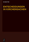 Buchcover Entscheidungen in Kirchensachen seit 1946 / 1.7.-31.12.2013