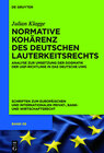 Buchcover Normative Kohärenz des deutschen Lauterkeitsrechts
