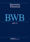 Buchcover Bayerisches Wörterbuch (BWB) / Dacher – tamig