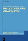 Buchcover Philologie und Grammatik