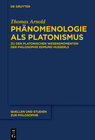 Buchcover Phänomenologie als Platonismus