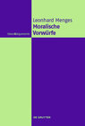 Buchcover Moralische Vorwürfe