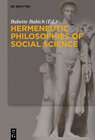 Buchcover Hermeneutic Philosophies of Social Science