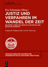 Buchcover Justiz und Verfahren im Wandel der Zeit