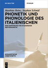 Buchcover Phonetik und Phonologie des Italienischen