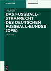 Buchcover Das Fußballstrafrecht des Deutschen Fußball-Bundes (DFB)