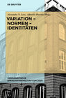 Buchcover Variation – Normen – Identitäten