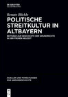 Buchcover Politische Streitkultur in Altbayern
