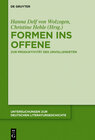 Buchcover Formen ins Offene