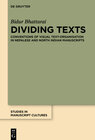 Buchcover Dividing Texts